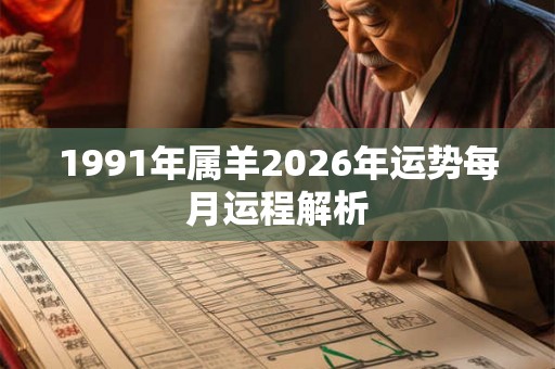 1991年属羊2026年运势每月运程解析