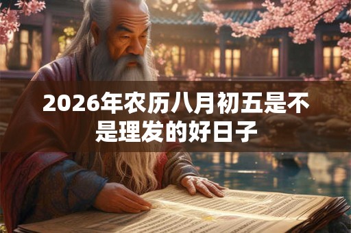 2026年农历八月初五是不是理发的好日子