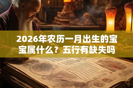 2026年农历一月出生的宝宝属什么？五行有缺失吗