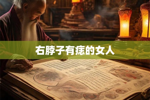 右脖子有痣的女人