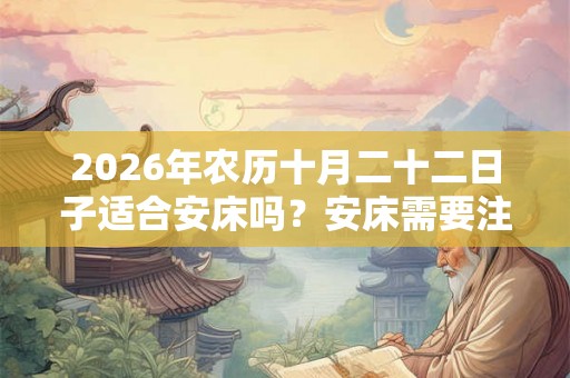 2026年农历十月二十二日子适合安床吗?安床需要注意什么? 2026年农历十月二十二日子适合安床吗?安床需要注意什么?