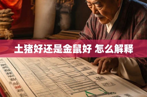 土猪好还是金鼠好 怎么解释