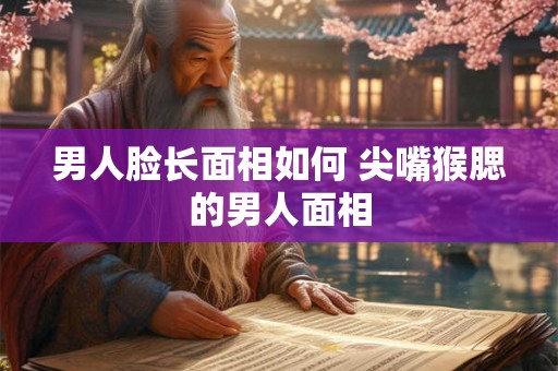 男人脸长面相如何 尖嘴猴腮的男人面相