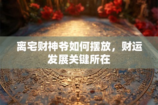 离宅财神爷如何摆放，财运发展关键所在