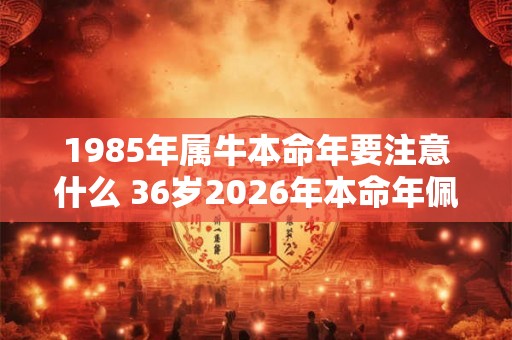 1985年属牛本命年要注意什么 36岁2026年本命年佩戴什么好