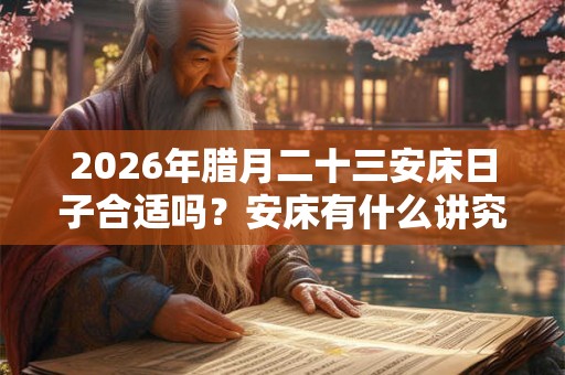 2026年腊月二十三安床日子合适吗？安床有什么讲究？