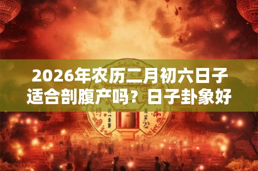 2026年农历二月初六日子适合剖腹产吗?日子卦象好吗? 2026年农历二月初六日子适合剖腹产吗?日子卦象好吗?