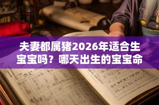 夫妻都属猪2026年适合生宝宝吗?哪天出生的宝宝命好? 夫妻都属猪2026年适合生宝宝吗?哪天出生的宝宝命好?
