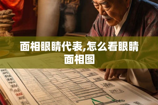 面相眼睛代表,怎么看眼睛面相图 面相眼睛代表,怎么看眼睛面相图