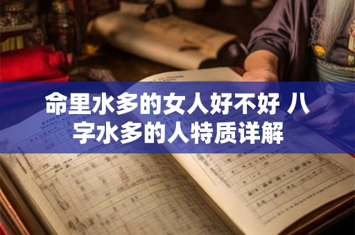 命里水多的女人好不好 八字水多的人特质详解