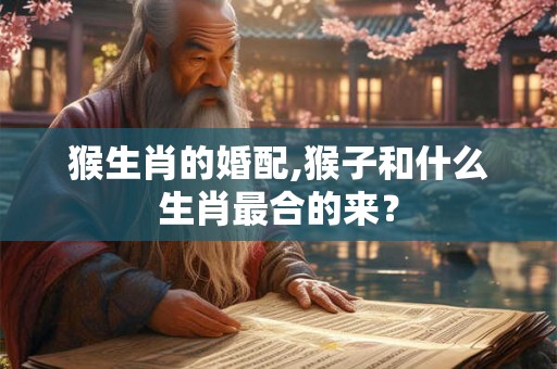 猴生肖的婚配,猴子和什么生肖最合的来？