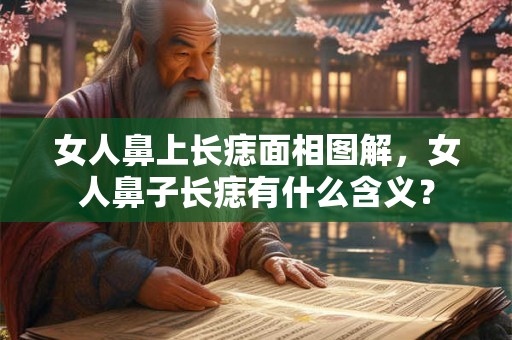 女人鼻上长痣面相图解，女人鼻子长痣有什么含义？