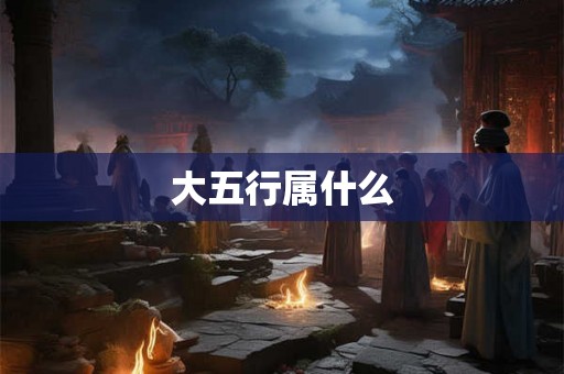 大五行属什么