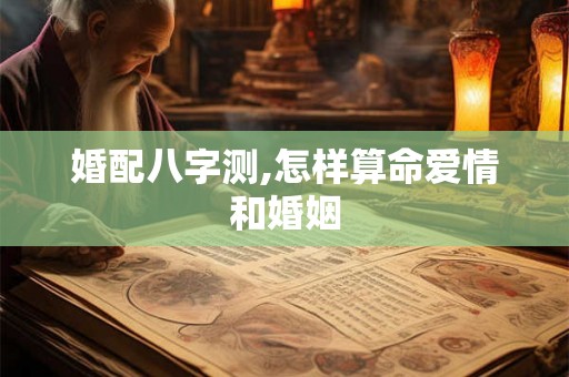 婚配八字测,怎样算命爱情和婚姻