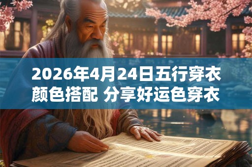 2026年4月24日五行穿衣颜色搭配 分享好运色穿衣搭配