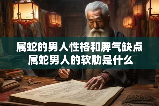 属蛇的男人性格和脾气缺点 属蛇男人的软肋是什么