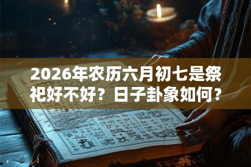 2026年农历六月初七是祭祀好不好？日子卦象如何？