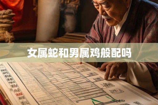 女属蛇和男属鸡般配吗