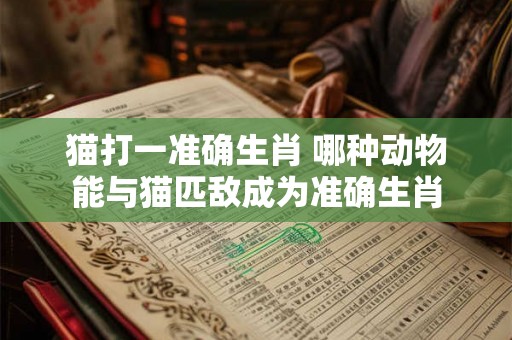 猫打一准确生肖 哪种动物能与猫匹敌成为准确生肖