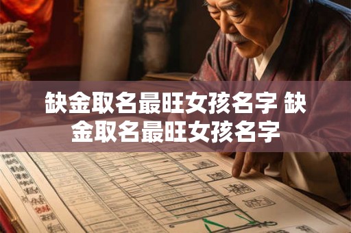 缺金取名最旺女孩名字 缺金取名最旺女孩名字