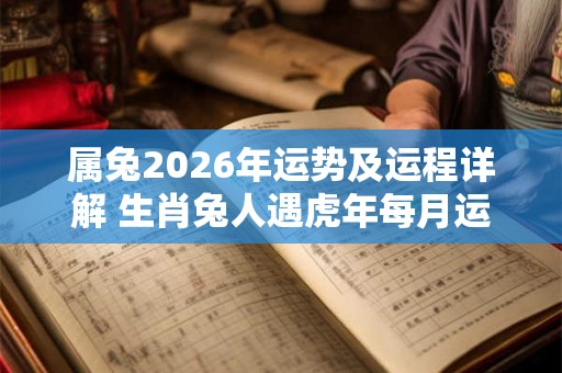属兔2026年运势及运程详解 生肖兔人遇虎年每月运势
