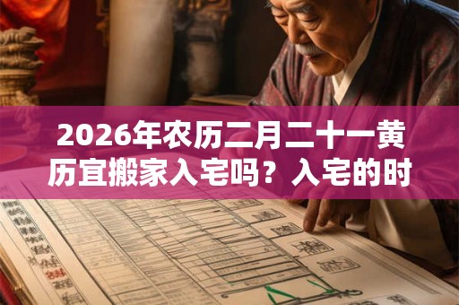 2026年农历二月二十一黄历宜搬家入宅吗？入宅的时候不能说什么？