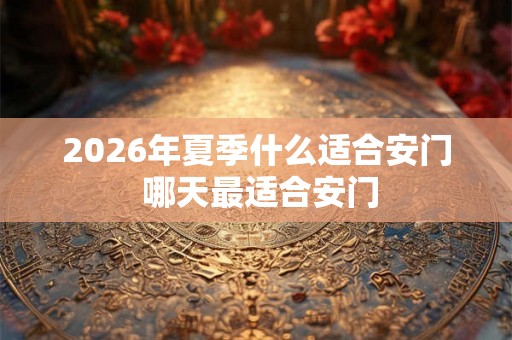2026年夏季什么适合安门 哪天最适合安门 2026年夏季什么适合安门 哪天最适合安门