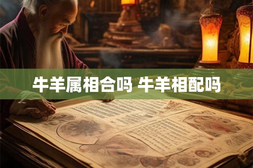 牛羊属相合吗 牛羊相配吗