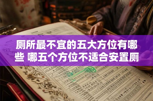 厕所最不宜的五大方位有哪些 哪五个方位不适合安置厕所
