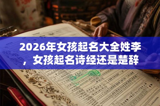 2026年女孩起名大全姓李,女孩起名诗经还是楚辞 2026年女孩起名大全姓李,女孩起名诗经还是楚辞