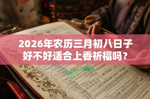 2026年农历三月初八日子好不好适合上香祈福吗？