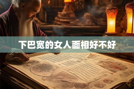 下巴宽的女人面相好不好