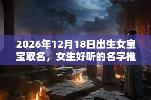 2026年12月18日出生女宝宝取名，女生好听的名字推荐