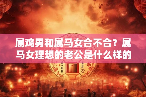 属鸡男和属马女合不合？属马女理想的老公是什么样的？