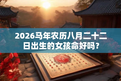 2026马年农历八月二十二日出生的女孩命好吗? 2026马年农历八月二十二日出生的女孩命好吗?