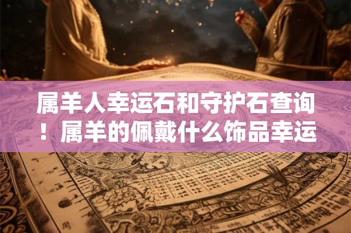 属羊人幸运石和守护石查询!属羊的佩戴什么饰品幸运 属羊人幸运石和守护石查询!属羊的佩戴什么饰品幸运