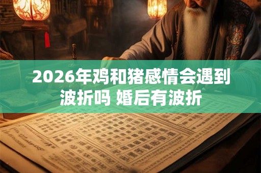 2026年鸡和猪感情会遇到波折吗 婚后有波折