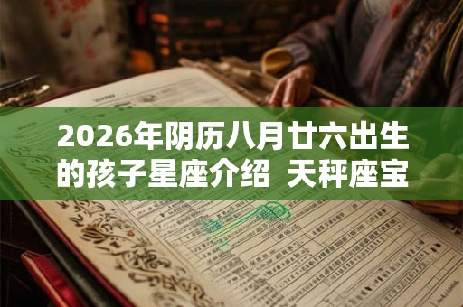 2026年阴历八月廿六出生的孩子星座介绍 天秤座宝宝 2026年阴历八月廿六出生的孩子星座介绍 天秤座宝宝