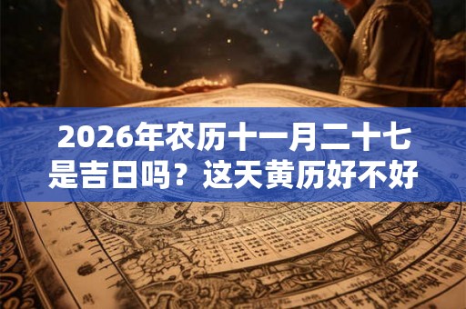 2026年农历十一月二十七是吉日吗？这天黄历好不好？