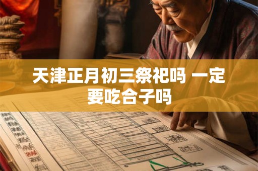 天津正月初三祭祀吗 一定要吃合子吗