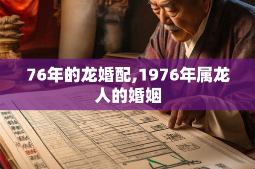 76年的龙婚配,1976年属龙人的婚姻 76年的龙婚配,1976年属龙人的婚姻