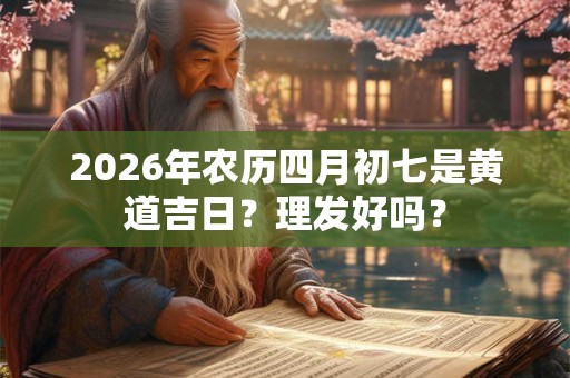 2026年农历四月初七是黄道吉日？理发好吗？