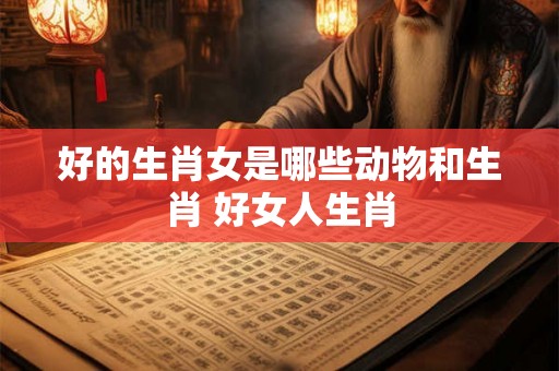 好的生肖女是哪些动物和生肖 好女人生肖