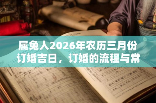 属兔人2026年农历三月份订婚吉日，订婚的流程与常见问题