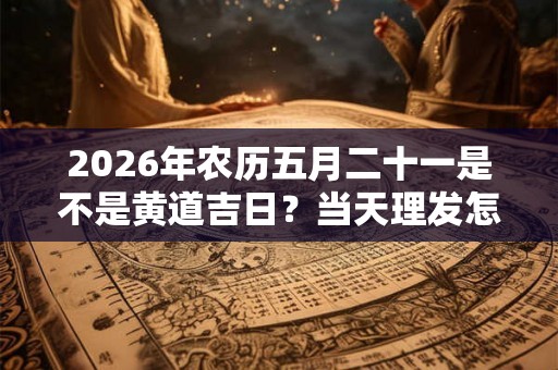 2026年农历五月二十一是不是黄道吉日?当天理发怎么样? 2026年农历五月二十一是不是黄道吉日?当天理发怎么样?
