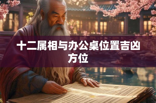 十二属相与办公桌位置吉凶方位