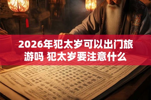 2026年犯太岁可以出门旅游吗 犯太岁要注意什么