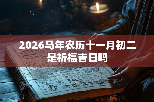 2026马年农历十一月初二是祈福吉日吗 2026马年农历十一月初二是祈福吉日吗