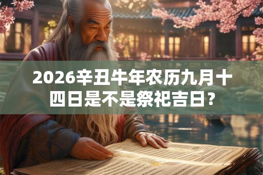 2026辛丑牛年农历九月十四日是不是祭祀吉日？