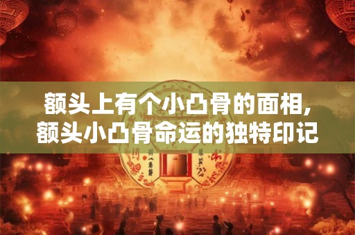额头上有个小凸骨的面相,额头小凸骨命运的独特印记 额头上有个小凸骨的面相,额头小凸骨命运的独特印记